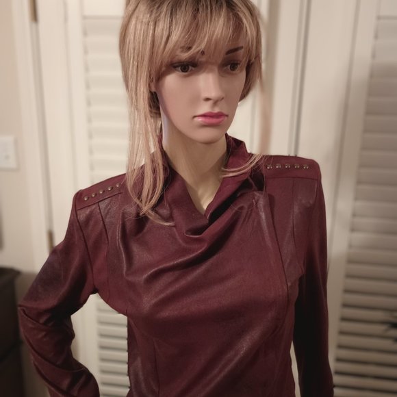 Western Theme Cowgirl small Jacket Studded and Embroidered Accents Zipper - Picture 4 of 5